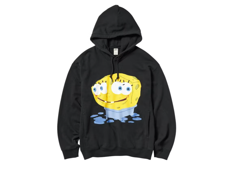 Uniqlo x CPFM Spongebob Squarepants Hoodie Black