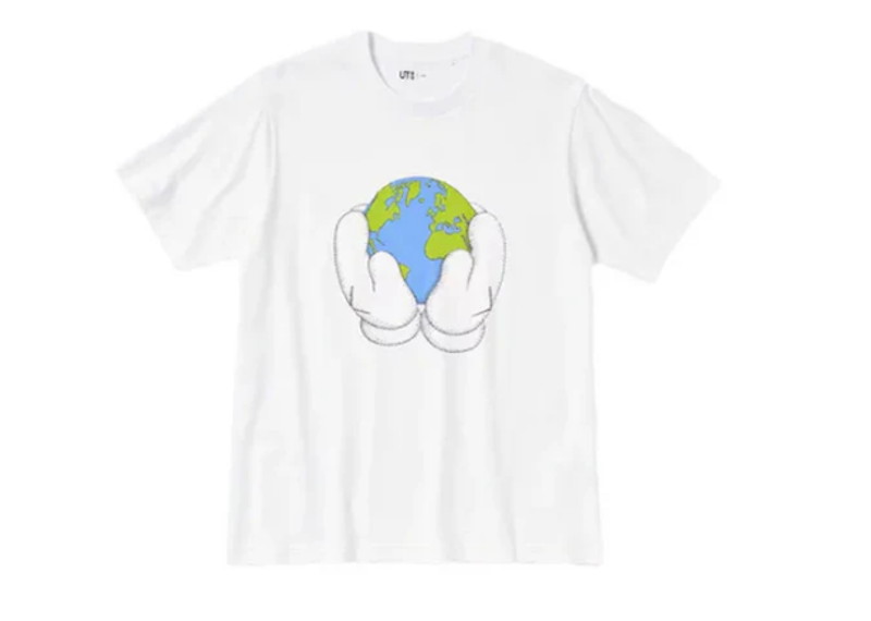 KAWS x Uniqlo Peace For All S/S Graphic T-shirt White