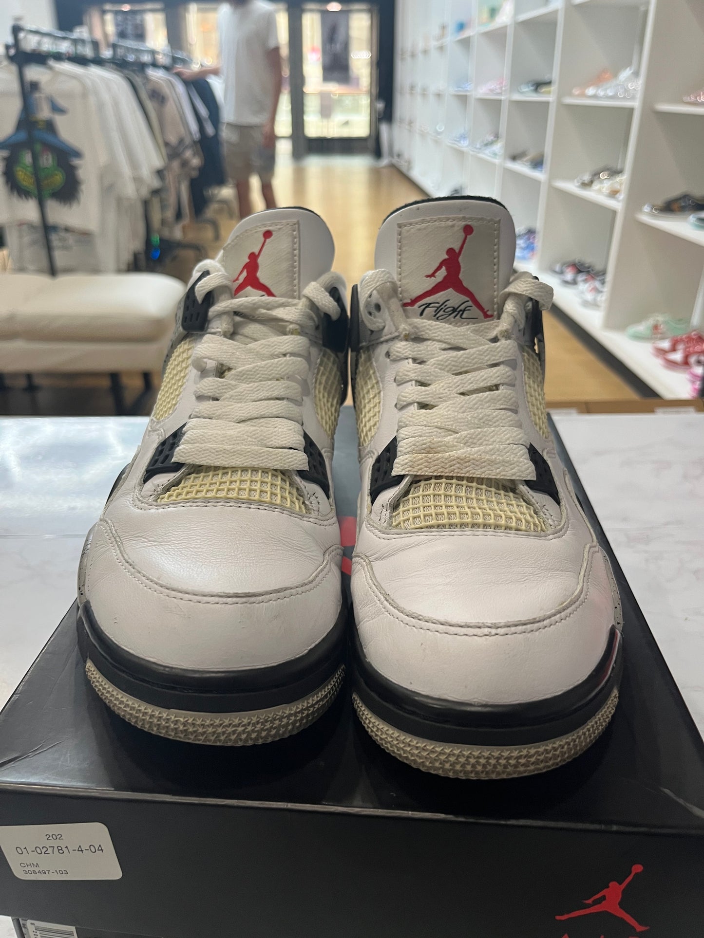 Jordan 4 Retro OG White Cement PRE-OWNED