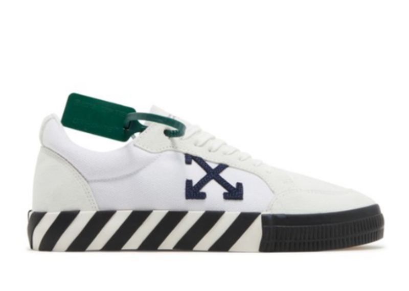 Off-White Vulc Sneaker White Navy Blue