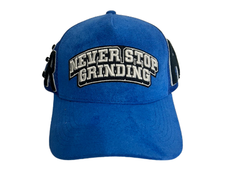 YBE Never Stop Grinding Royal Blue