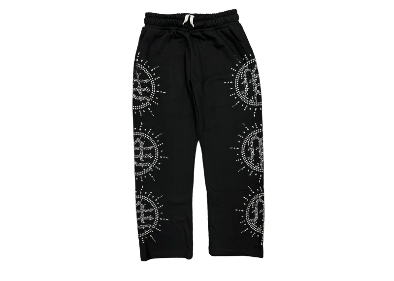 Mixed Emotion Eclipse Black Rhinestone Sweats