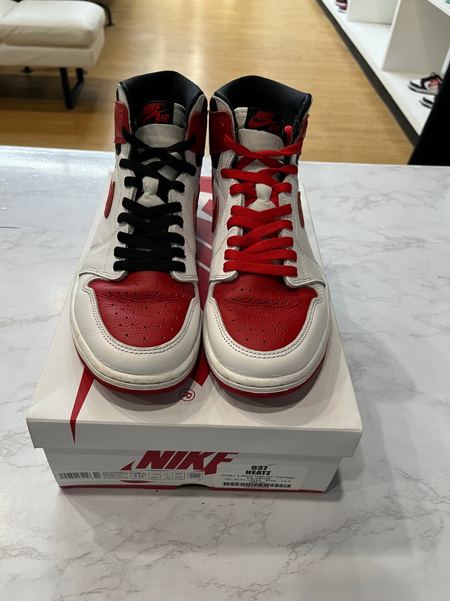 Jordan 1 Retro High OG Heritage Pre Owned