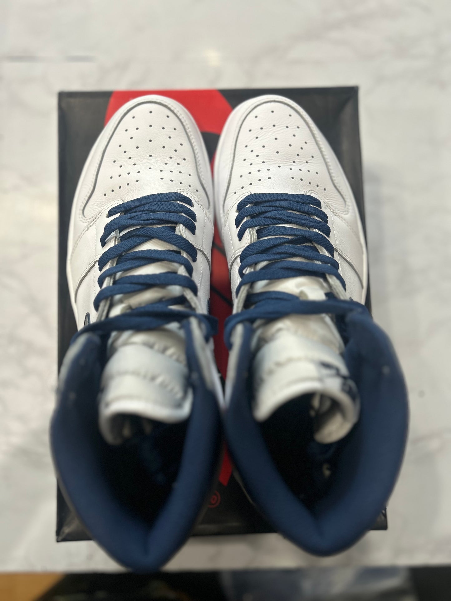 Jordan 1 Retro High OG Metallic Navy PRE-OWNED