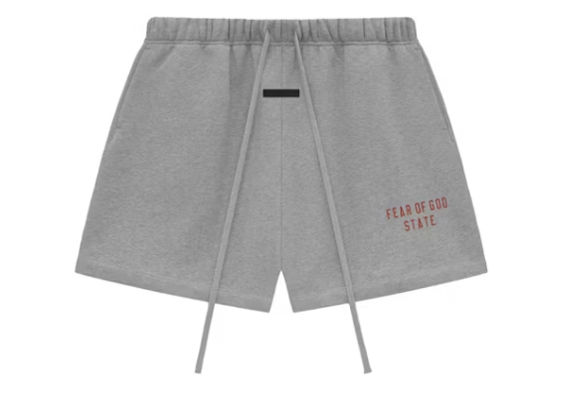 Fear of God Essentials Fleece Soccer Short Dark Heather