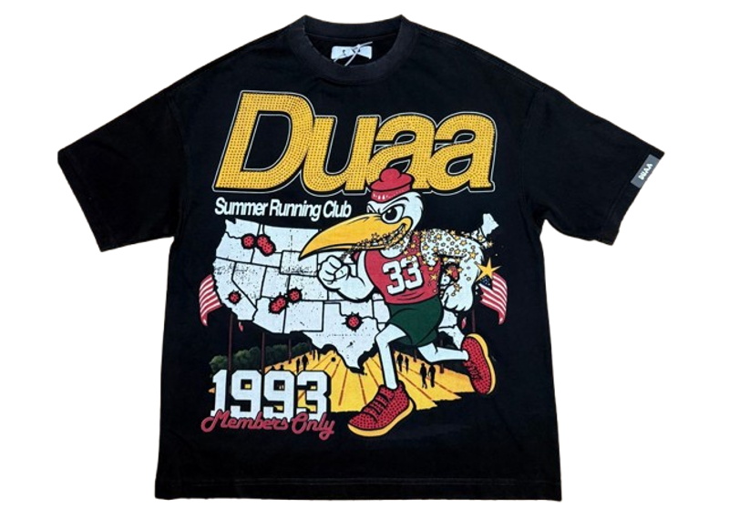 DUAA SPRINT BLK TEE SHIRT (SPRINT)