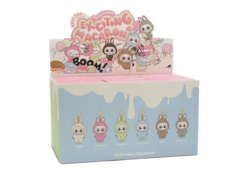 Pop Mart Labubu The Monsters Exciting Macaron Vinyl Face Sealed (1 Box)