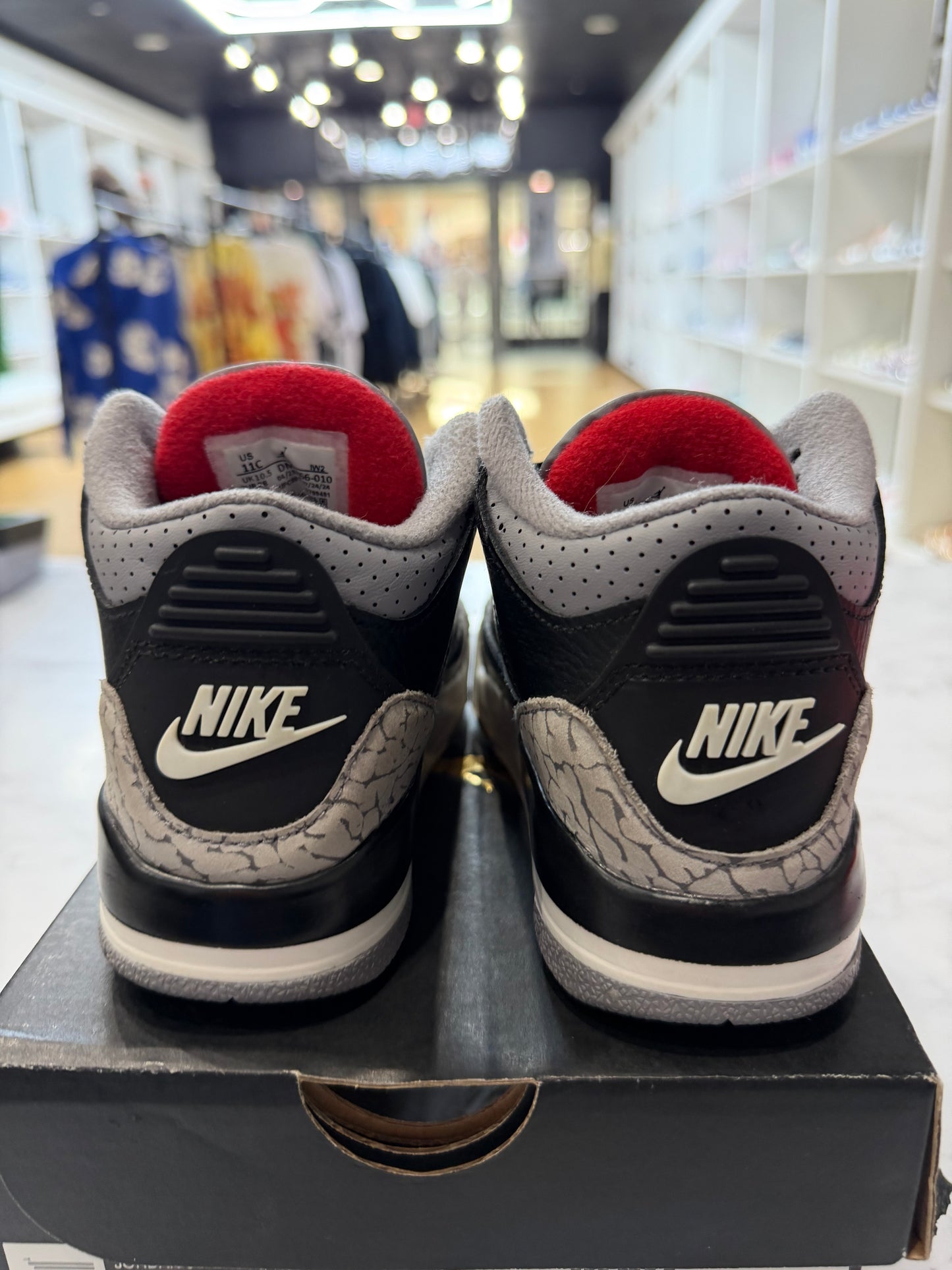 Jordan 3 Retro OG PS Black Cement 2024 PRE-OWNED