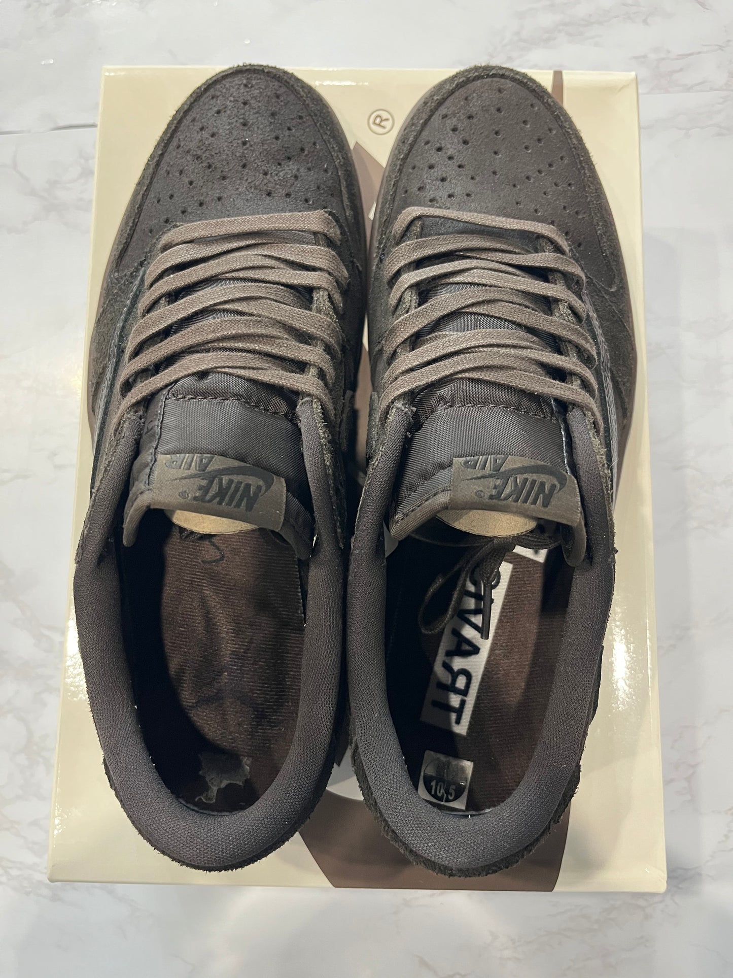 Travis Scott X Jordan 1 Low OG SP Velvet Brown PRE-OWNED