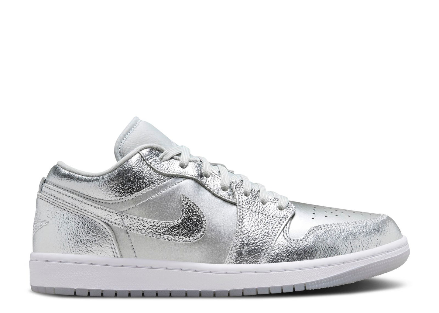 Wmns Air Jordan 1 Low SE Metallic Silver PRE-OWNED