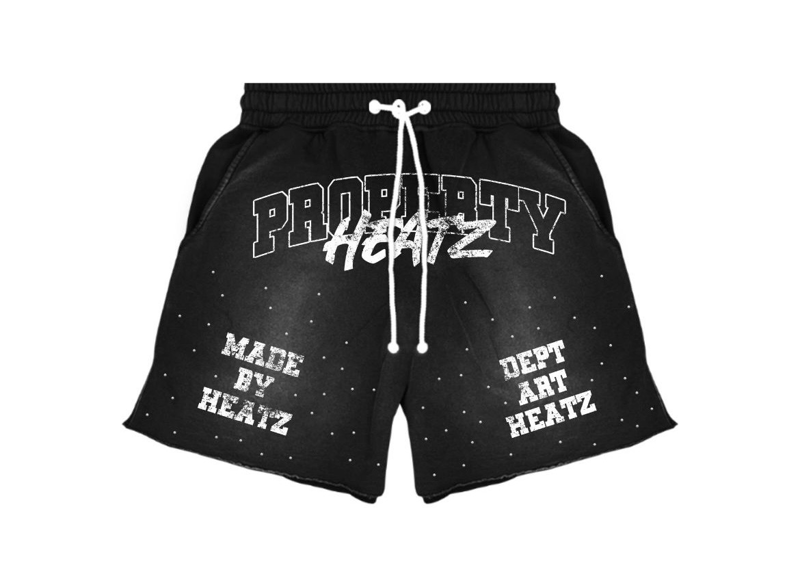 HEATZ University Dept Rhinestone Shorts