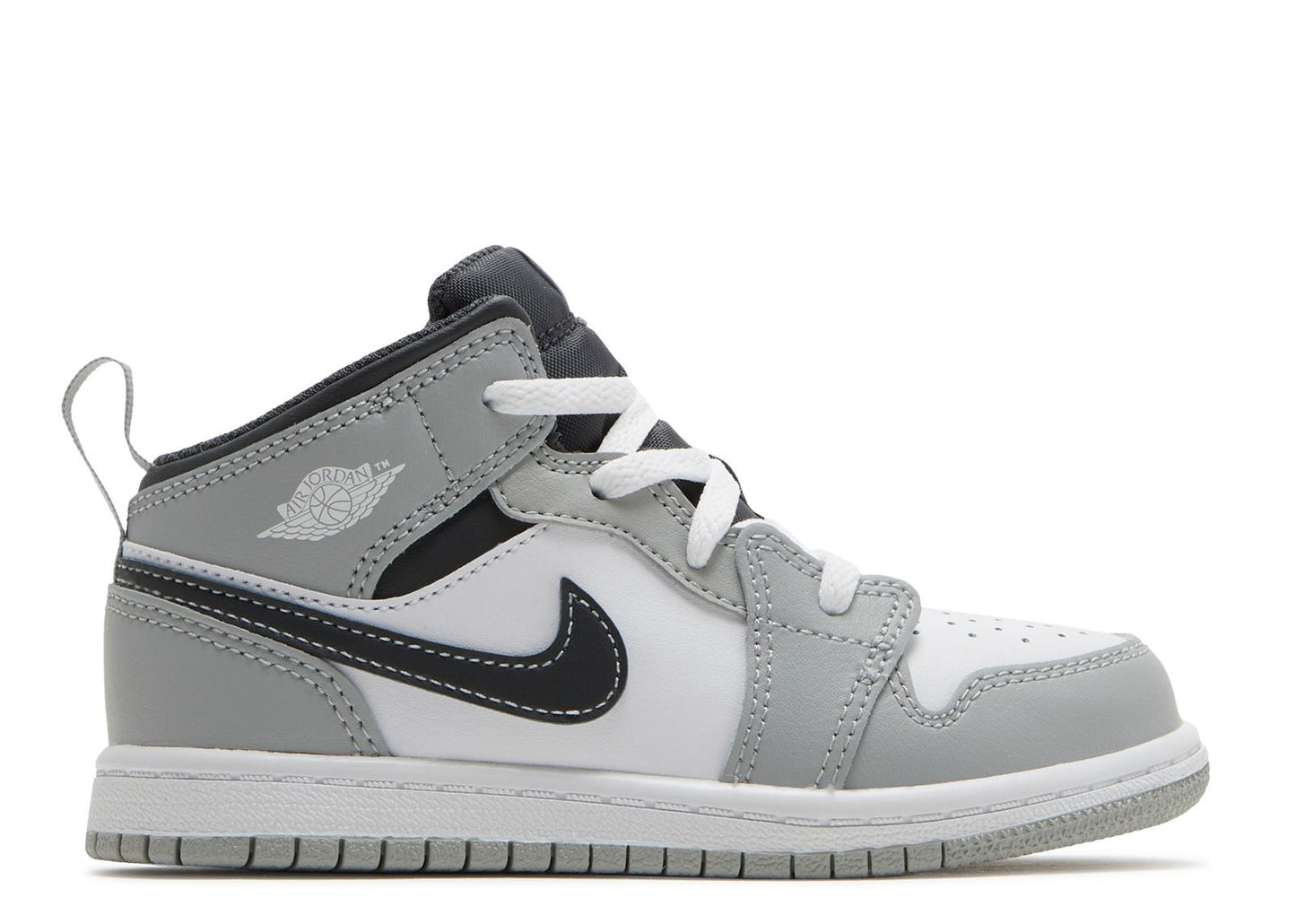 Air Jordan 1 Mid TD Light Smoke Grey