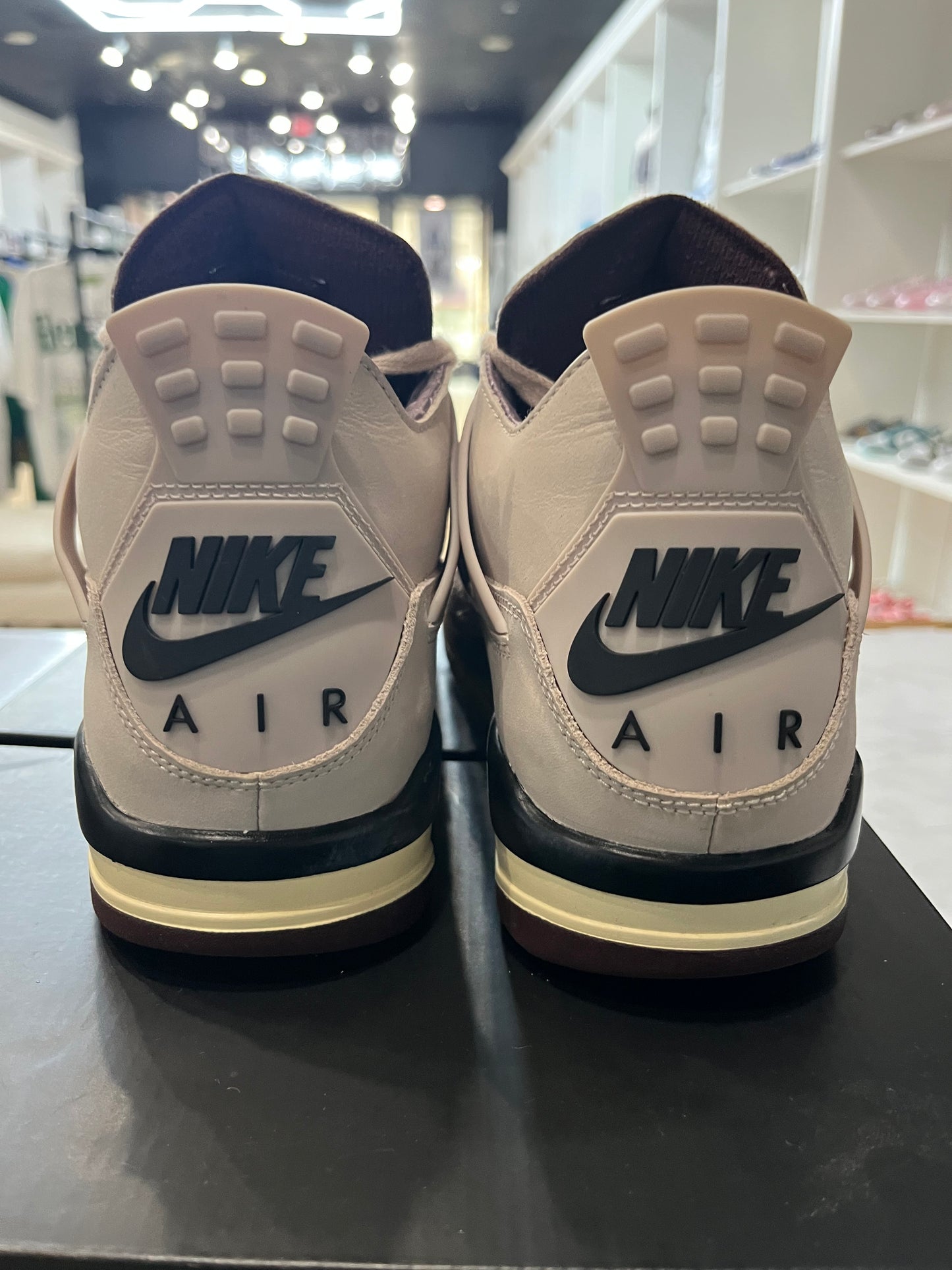 A Ma Maniere x Wmns Jordan 4 Retro Fossil Stone PRE OWNED