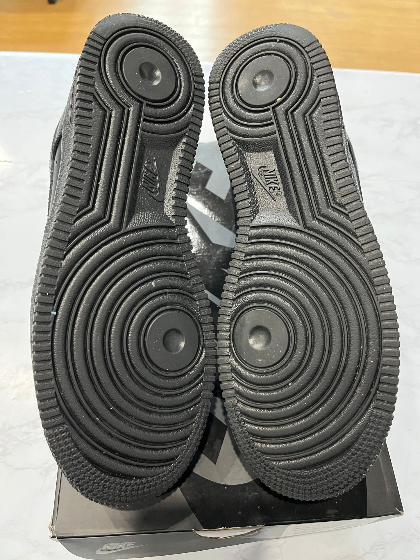 Supreme x Air Force 1 Low Box Logo - Black PRE-OWNED