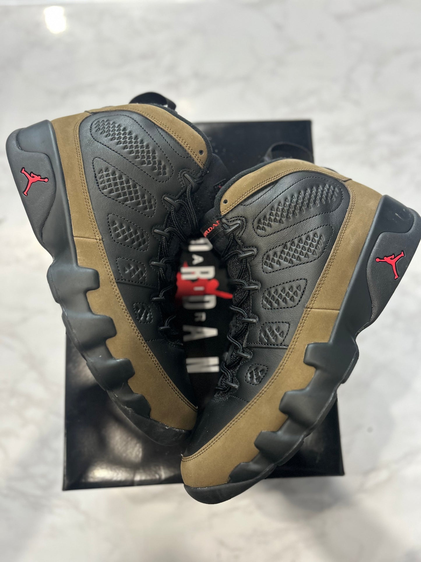 Jordan 9 Retro Olive  PRE-OWNED