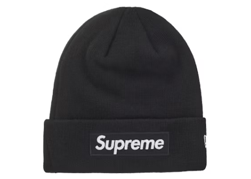 Supreme New Era Box Logo Beanie (Black)