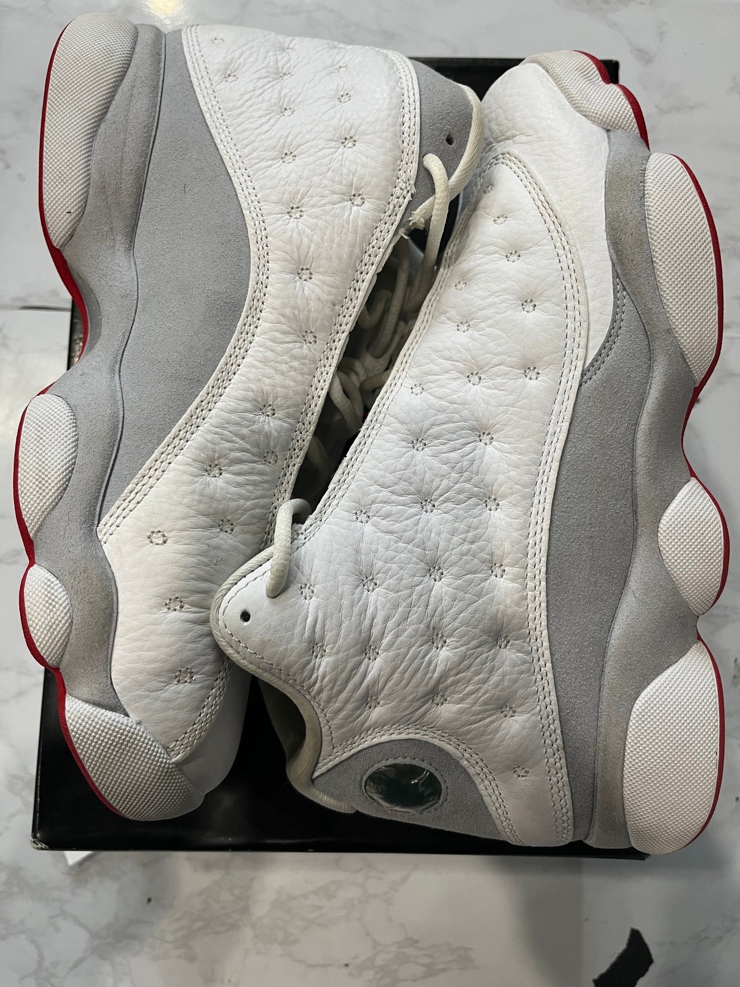 Jordan 13 Retro White Wolf Grey PRE-ONWED