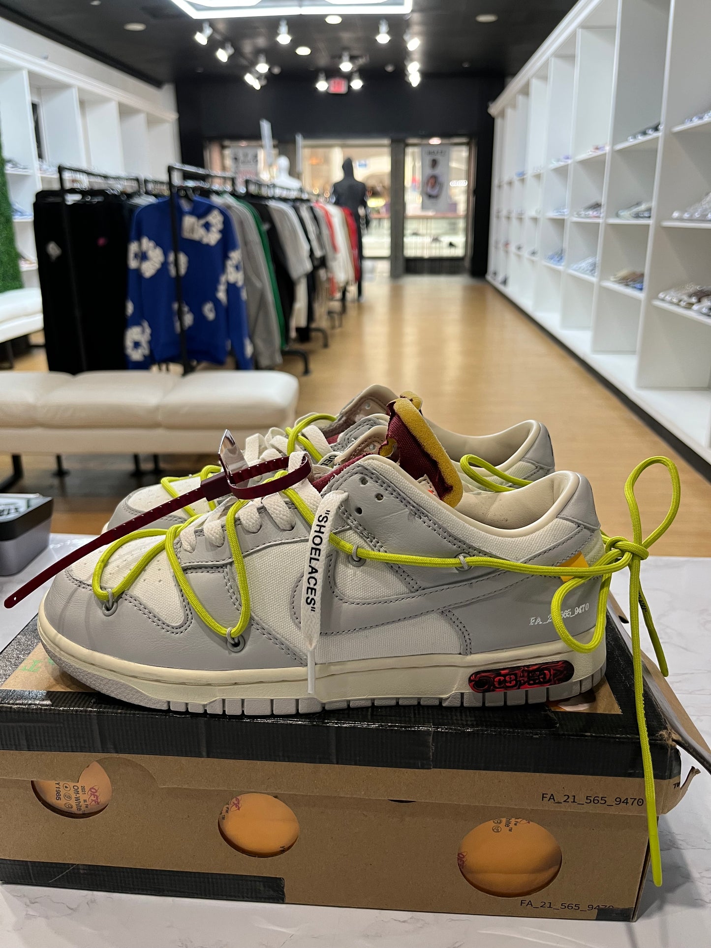 Off White X Dunk Low Lot 08 Of 50 PRE-OWNED