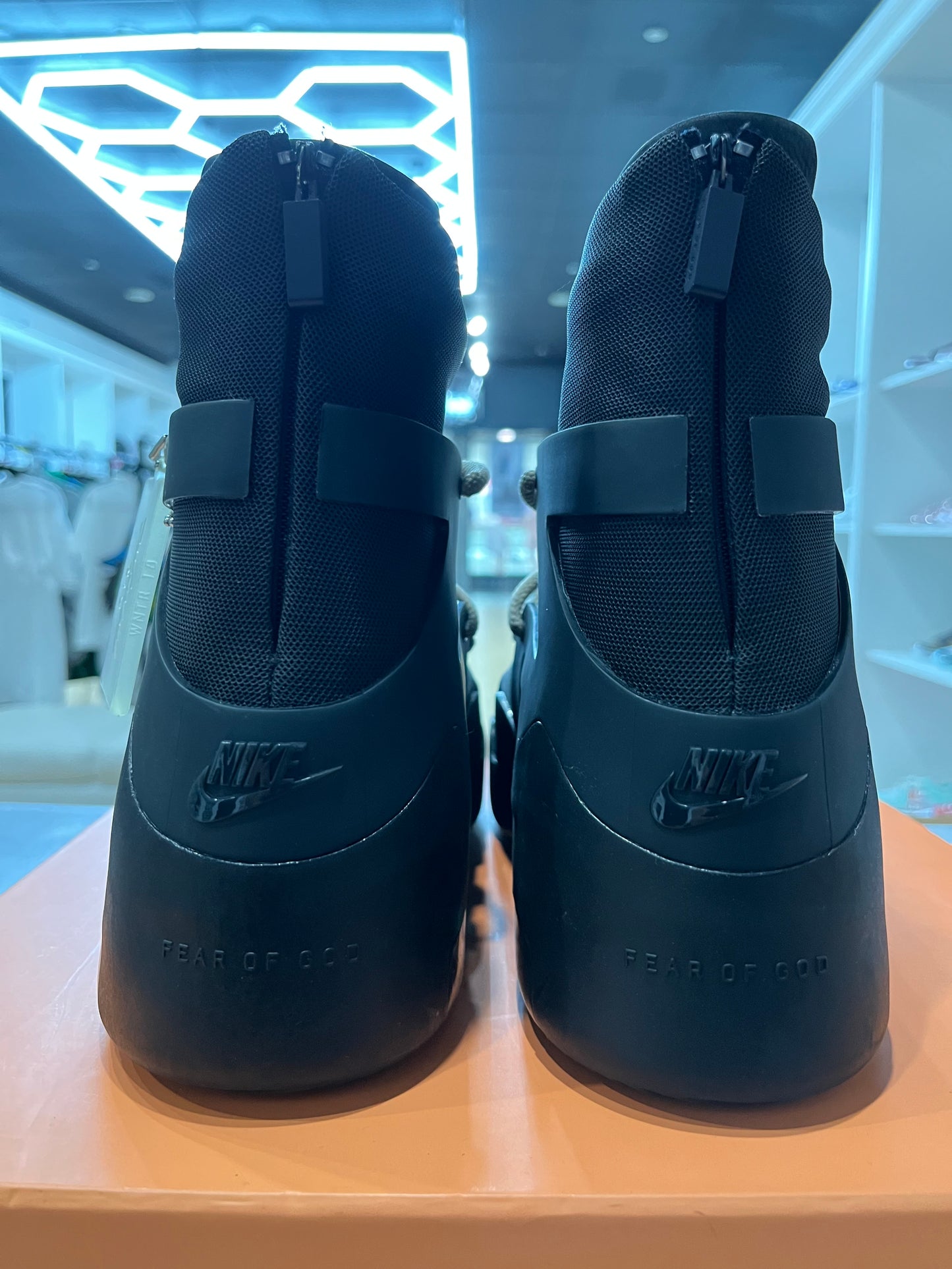 Air Fear of God 1 Triple Black PRE-OWNED