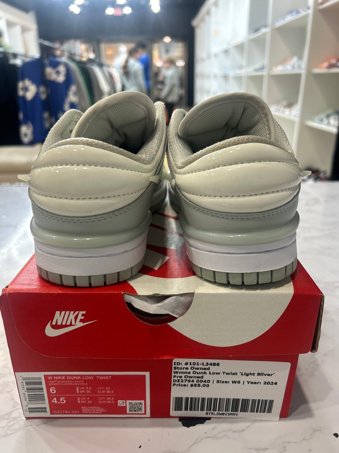 Wmns Dunk Low Twist Light Silver Pre Owned