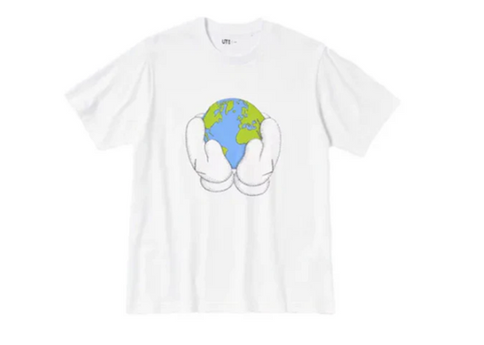 KAWS x Uniqlo Peace For All S/S Graphic T-shirt White