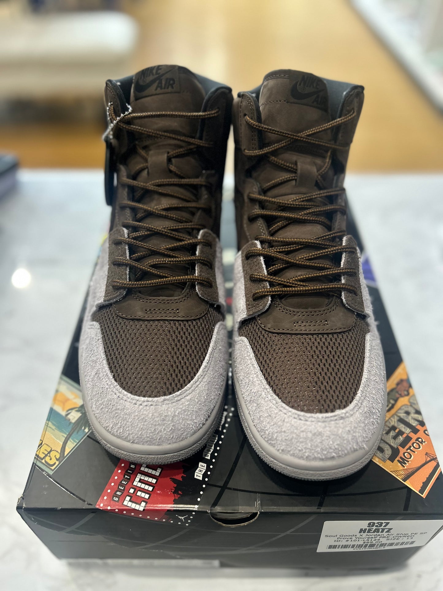 Soul Goods X Jordan Air Ship PE SP Prove Yourself PRE-OWNED