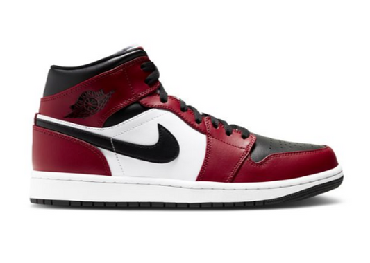 Jordan 1 Mid Chicago Black Toe PRE-OWNED
