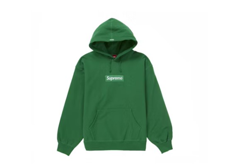 Supreme Box Logo Hooded Sweatshirt Sweatshirt (FW24) Green