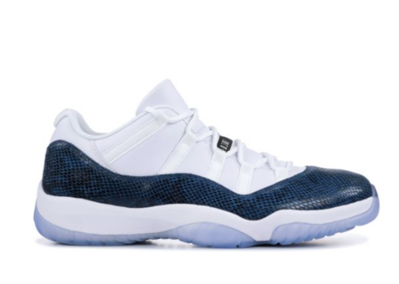 Jordan 11 Retro Low Navy Snakeskin 2019 PRE-OWNED