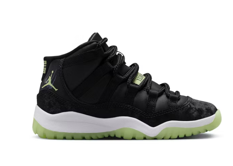 Jordan 11 Retro Black Barely Volt