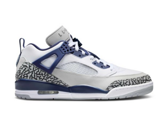 Jordan Spizike Low White Midnight Navy