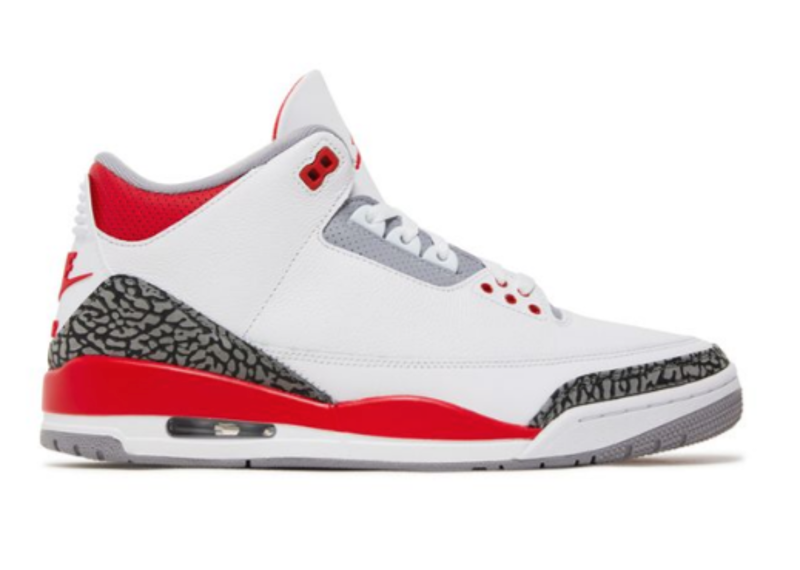 Jordan 3 Retro Fire Red 2022 PRE-OWNED