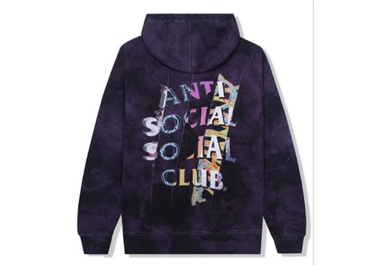 ASSC Dissociative Hoodie Purple Tye Die