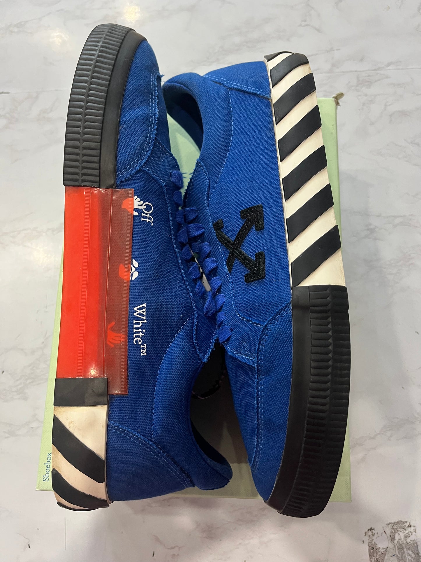 Off-White Vulc Low Blue Black