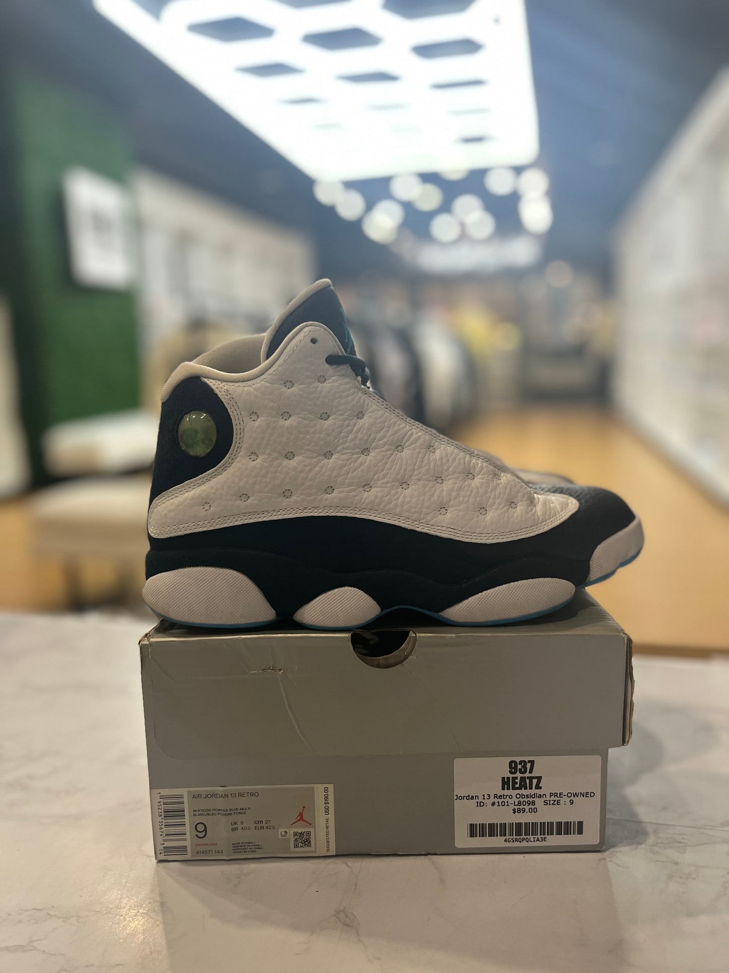 Jordan 13 Retro Obsidian PRE-OWNED