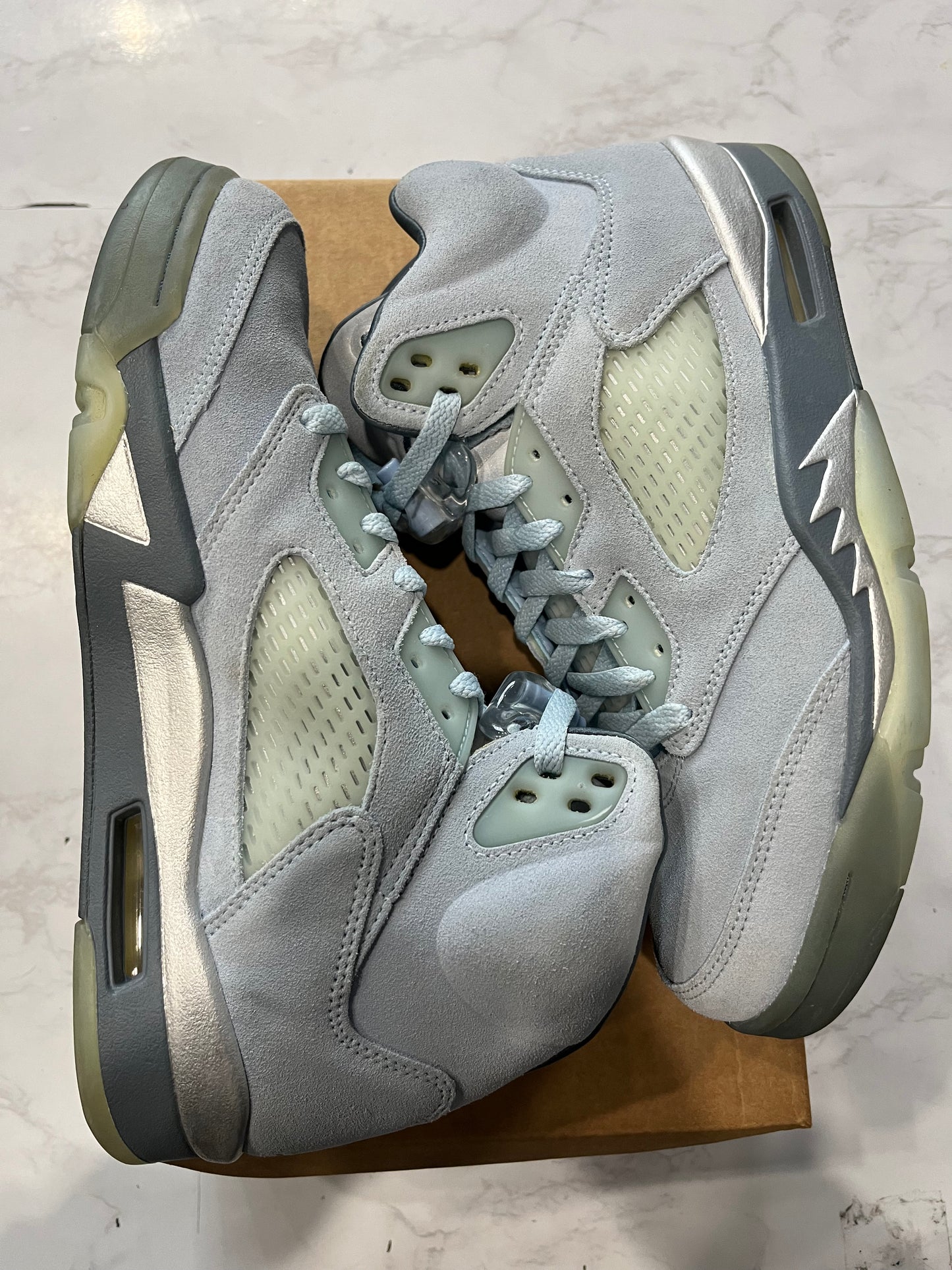 Wmns Jordan 5 Retro Blue Bird PRE-OWNED