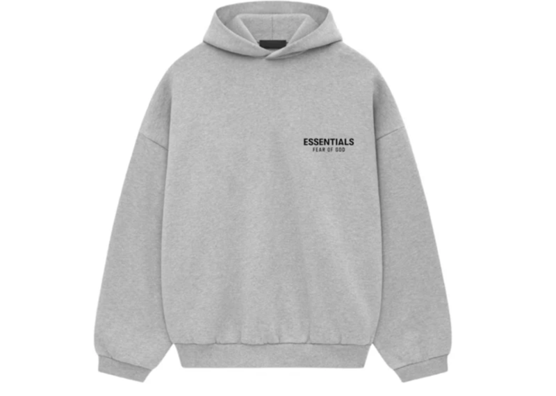 Fear of God Essentials Fleece Hoodie Light Heather Gray (FW24)