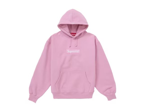 Supreme Box Logo Hooded Sweatshirt Sweatshirt (FW24) Pink