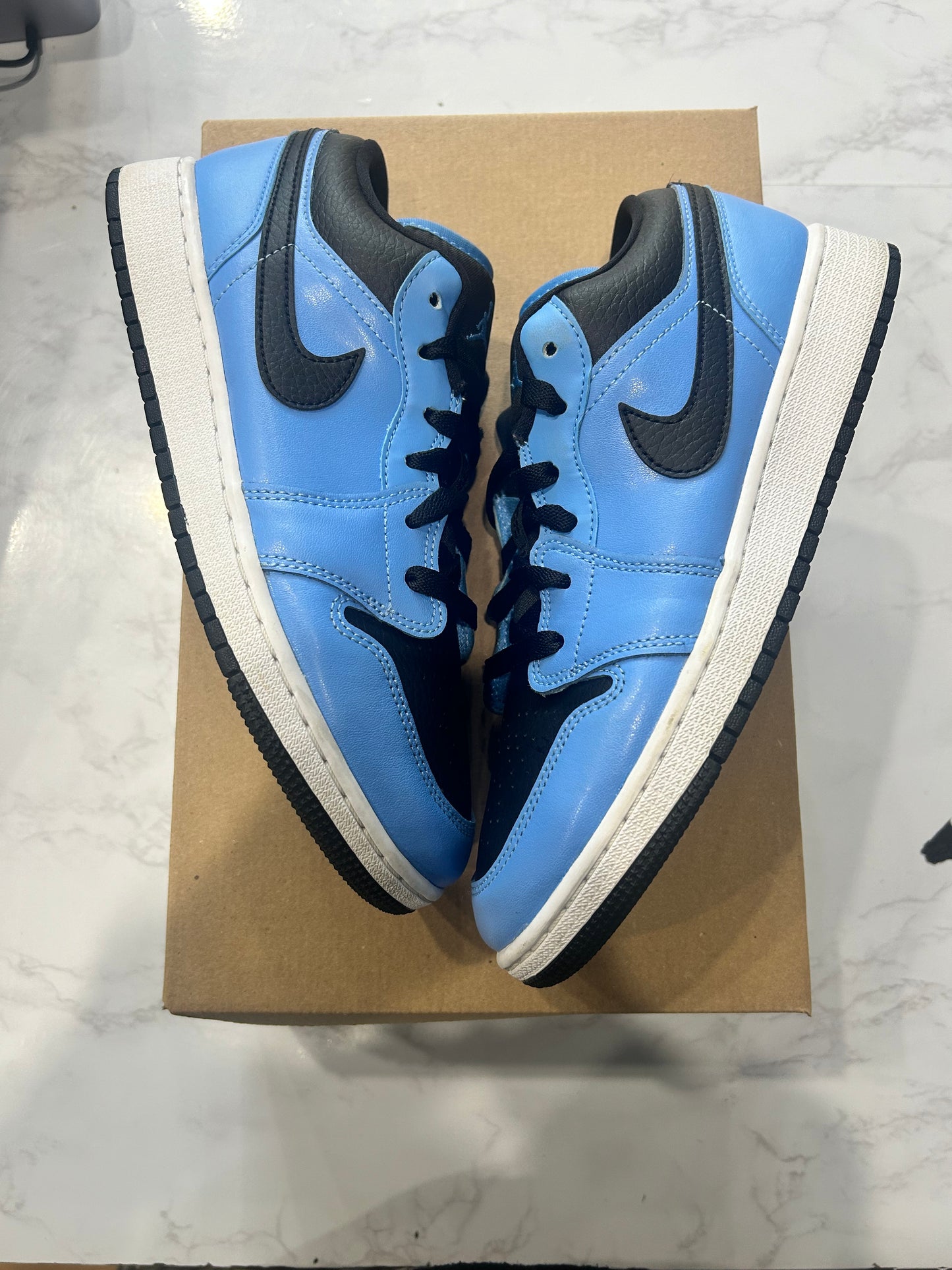 Jordan 1 Low GS University Blue Black PRE-OWNED