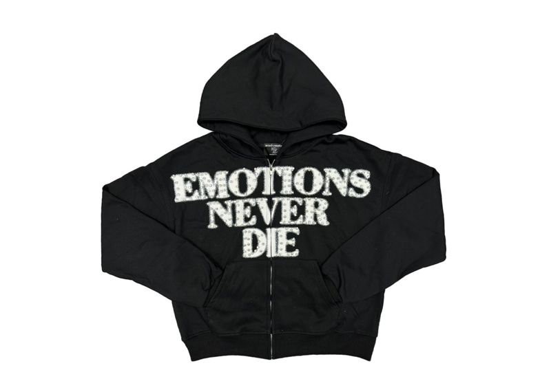 Black End Rhinestone hoodie