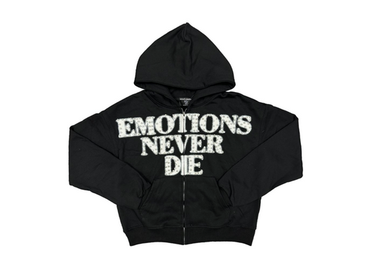 Black End Rhinestone hoodie