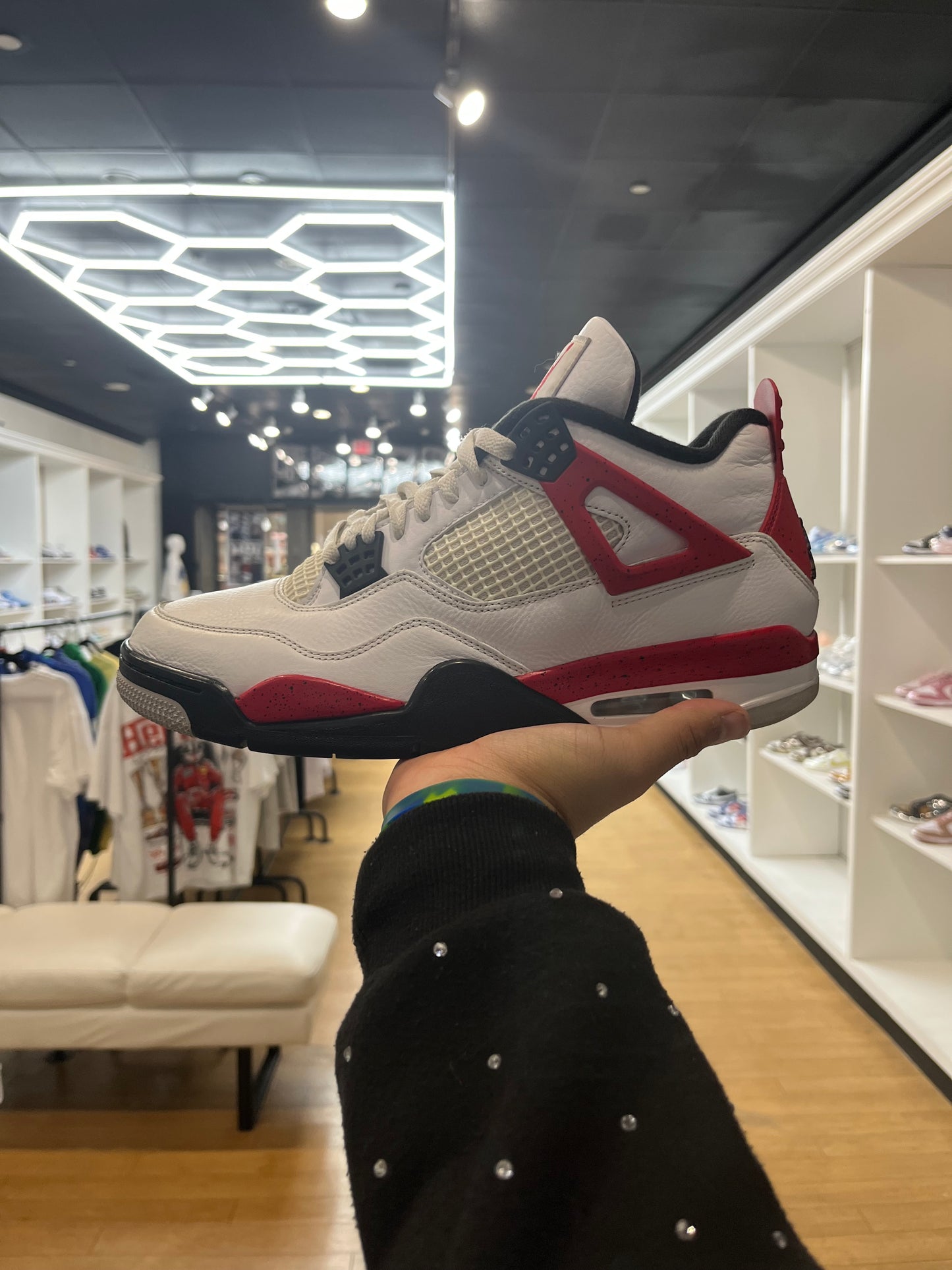 Jordan 4 Retro Red Cement PRE-OWNED