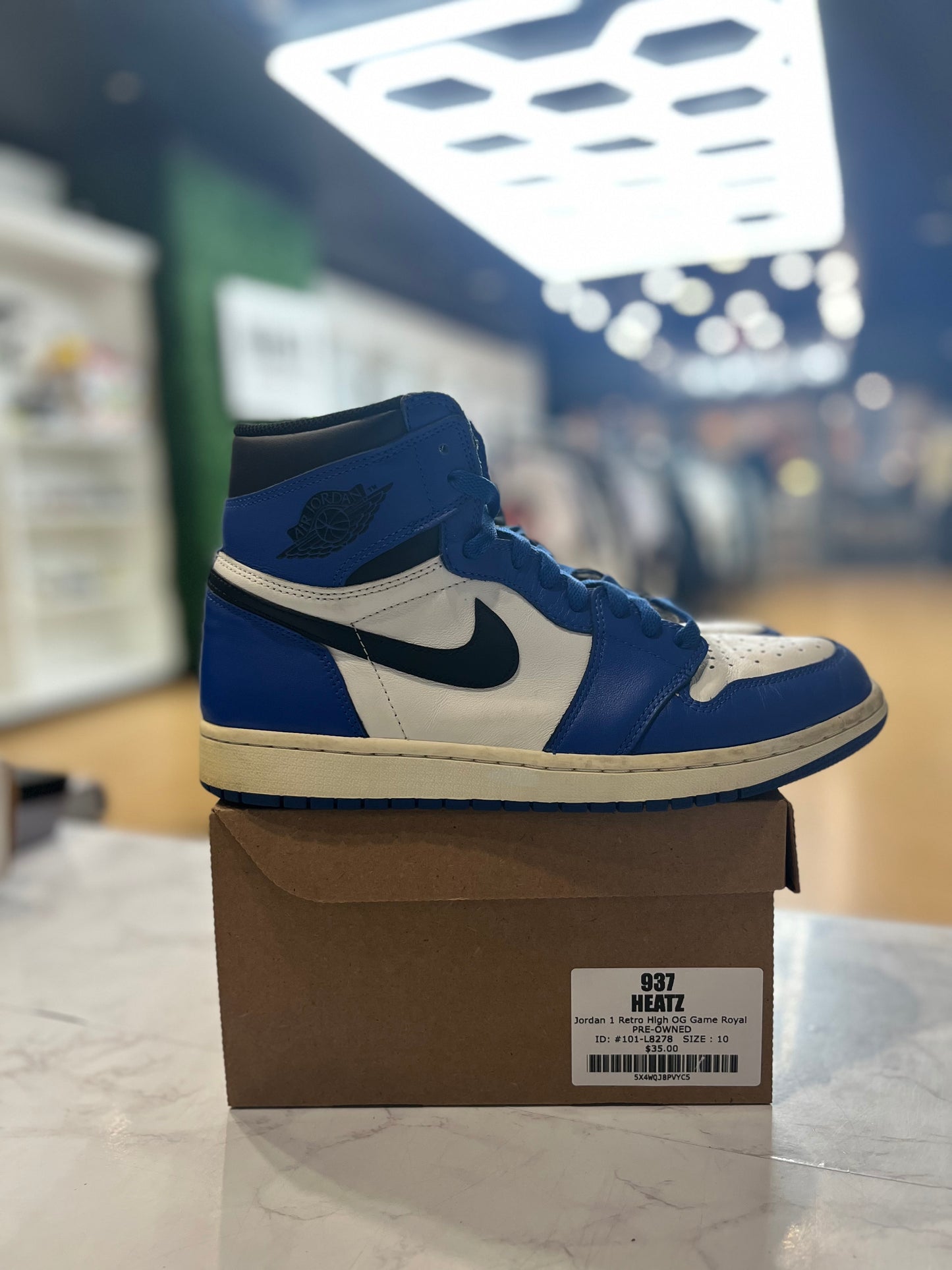 Jordan 1 Retro High OG Game Royal PRE-OWNED