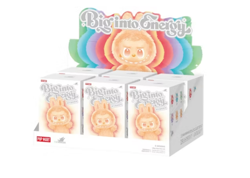 Pop Mart Labubu The Monsters Big into Energy Series Vinyl Plush Pendant Sealed Case (1 Blind Box)