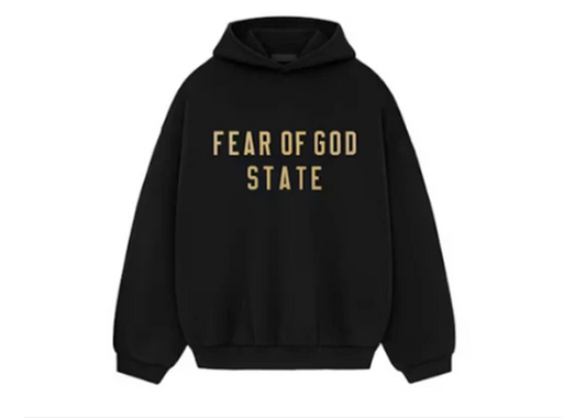 Fear of God Essentials Fleece Hoodie Black