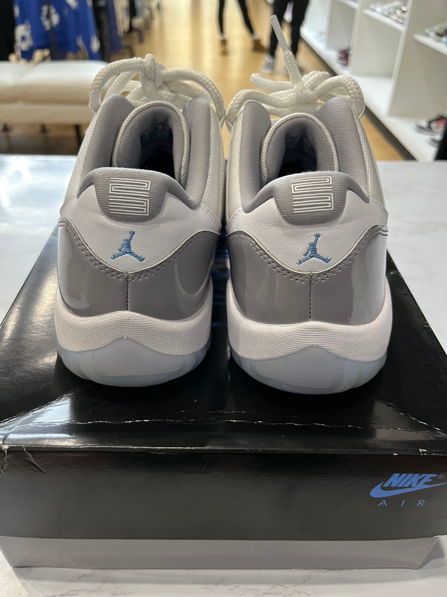 Jordan 11 Retro Low Cement Grey Pre Owned