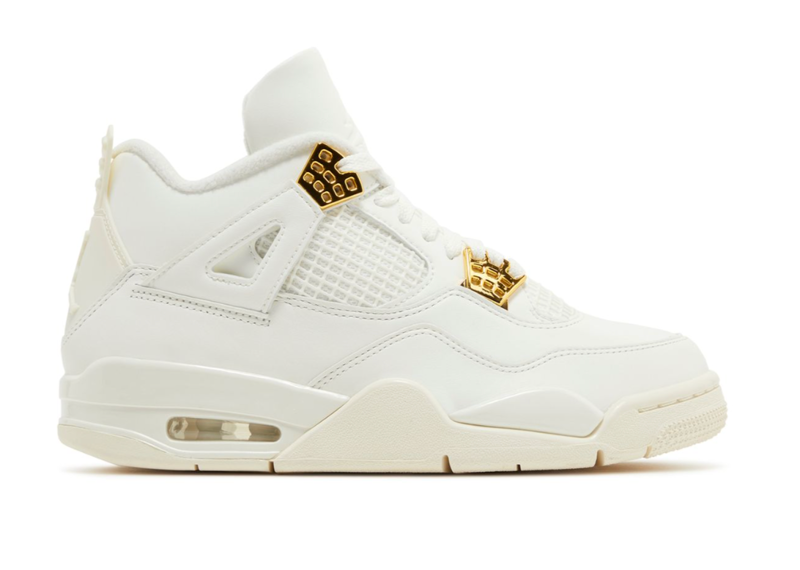 Wmns Jordan 4 Retro Metallic Gold - PRE-OWNED