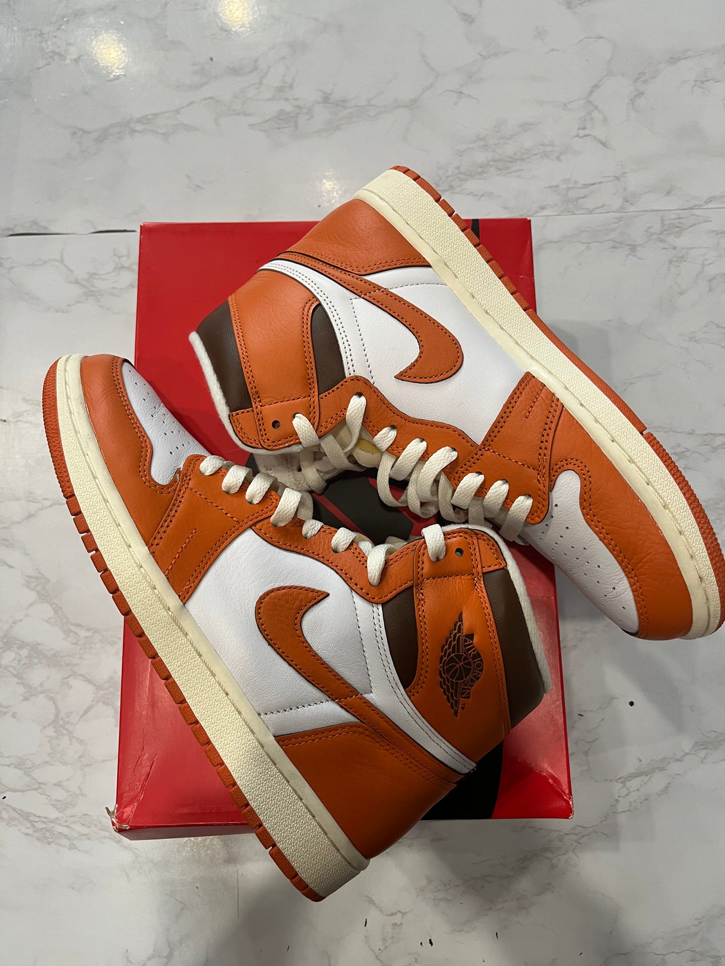 Wmns Jordan 1 High OG Starfish PRE-OWNED