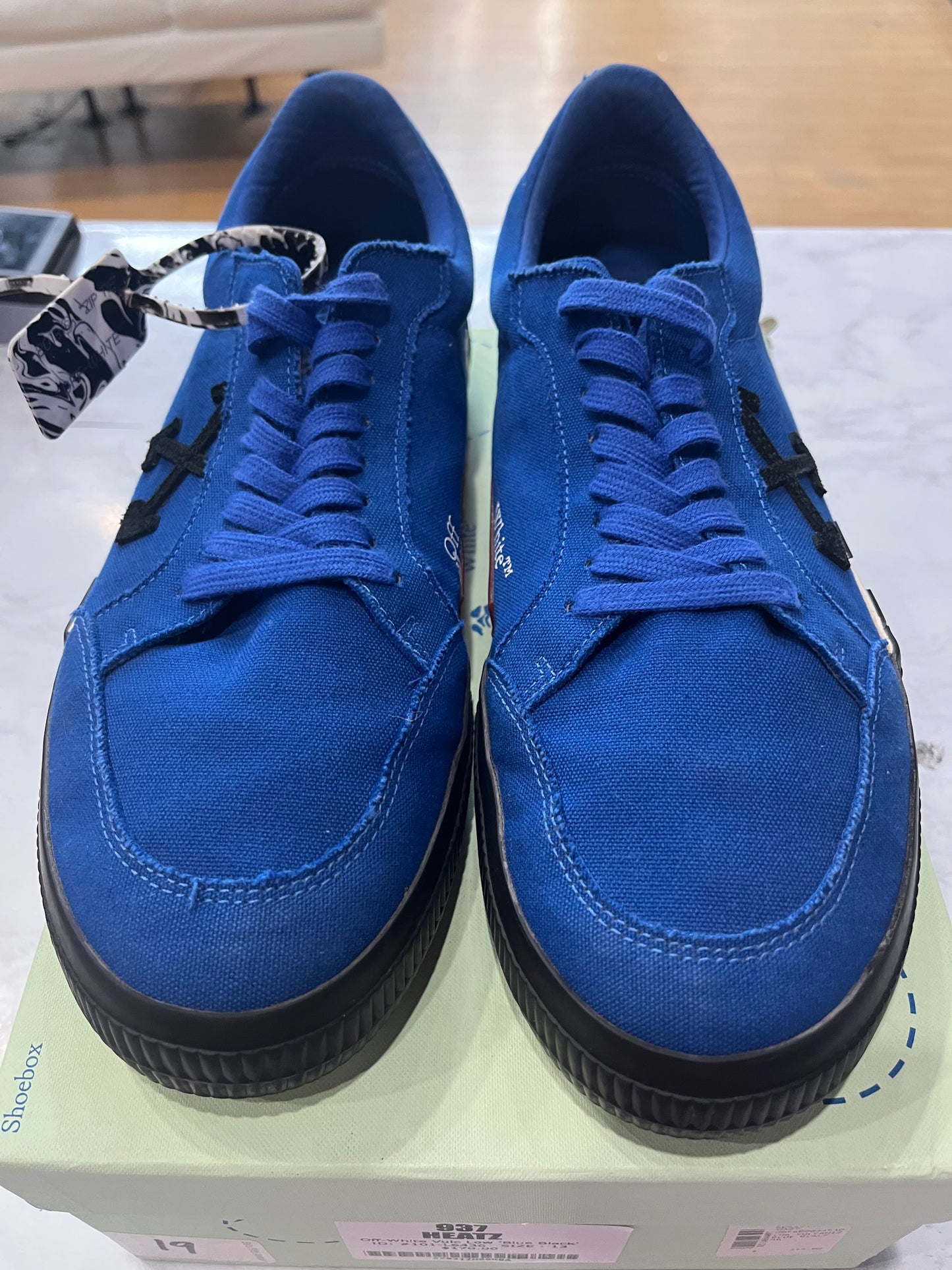 Off-White Vulc Low Blue Black