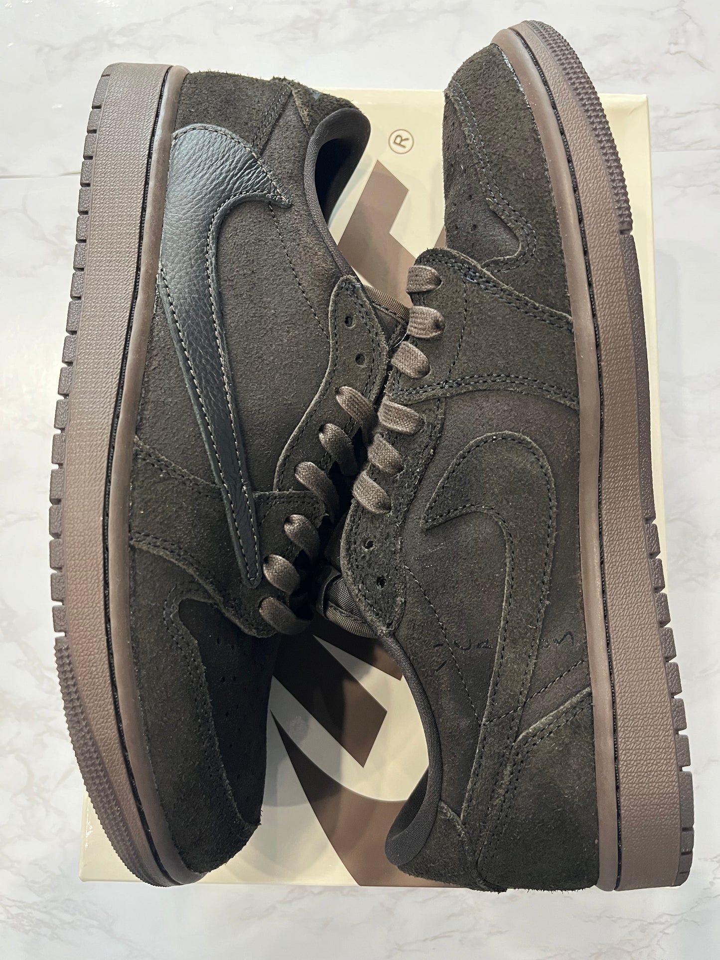 Travis Scott X Jordan 1 Low OG SP Velvet Brown PRE-OWNED